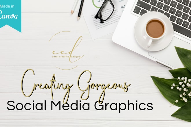 I will design gorgeous social media graphics in canva