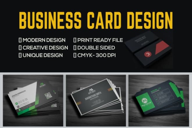 I will design high quality creative professional business card