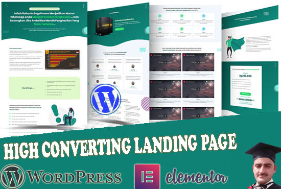 I will design landing page or squeeze page