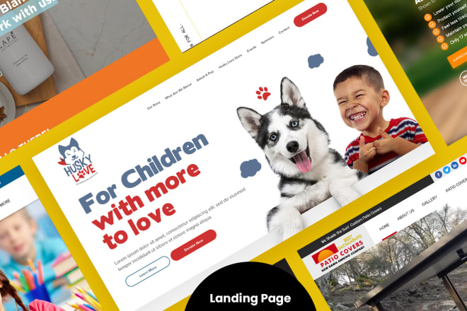 I will design landing page that converts