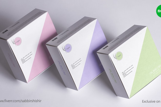I will design minimalist product packaging or label design