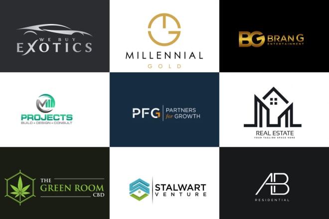 I will design modern minimalist luxury real estate business logo creation