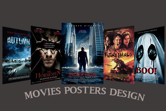 I will design movie poster professionally and high quality 24 hrs