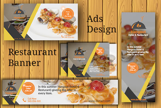 I will design professional and modern banner ads for your business