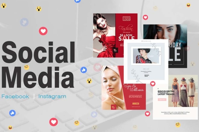 I will design professional instagram post, ads, images, quotes