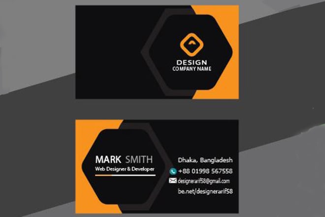 I will design professional luxury business card free mockup