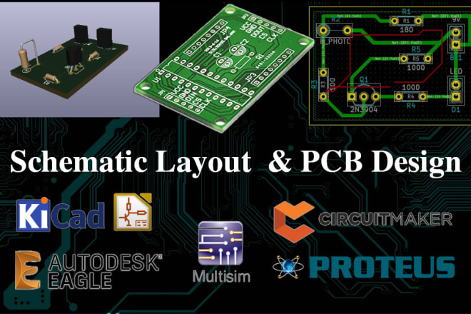 I will design schematics and pcb layouts for your circuit