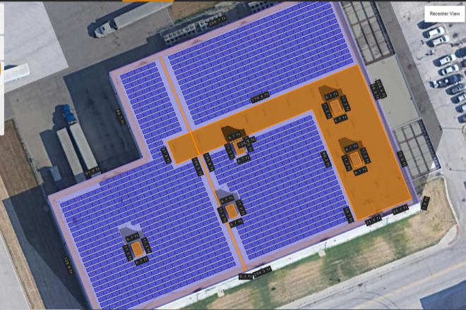 I will design solar pv plant for roof top commercial using helioscope