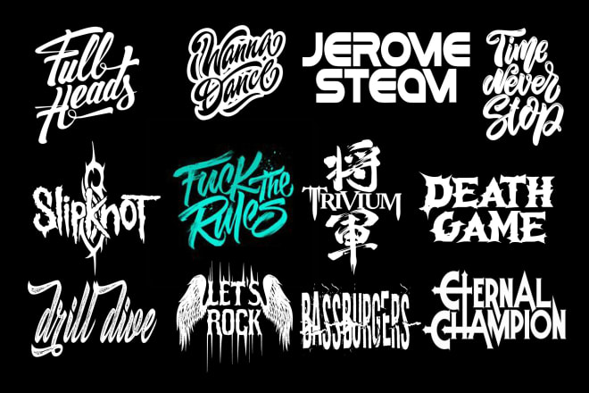 I will design superb music, band or dj logo typography