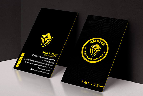 I will design unique luxury business cards for you