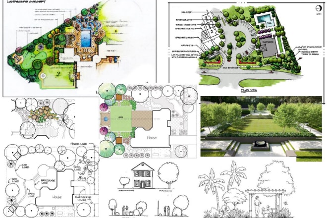 I will design your garden, backyard,patio, swimming pool,terrace 3d realistic landscape