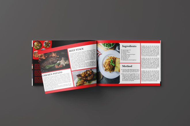 I will design your own recipe book or cookbook