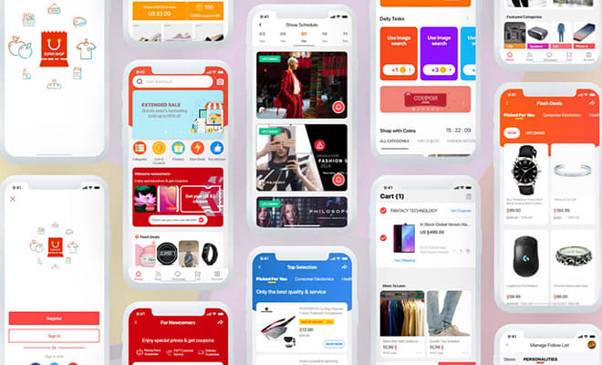 I will develop ecommerce online store website and apps