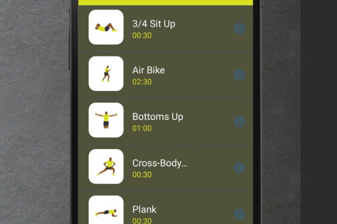 I will develop fitness app, workout app, gym app and healthcare app android and ios