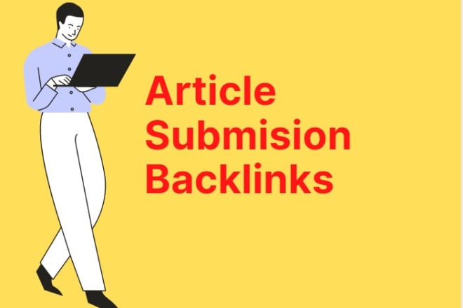 I will do 10 article submission SEO backlinks service