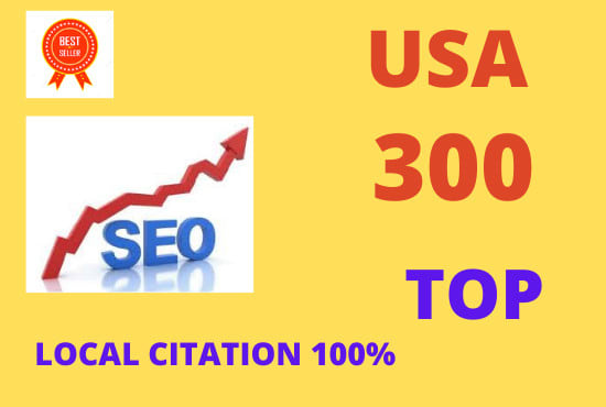 I will do 300 USA local citations and directory submission