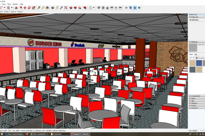 I will do 3d modelling in rhino n sketchup