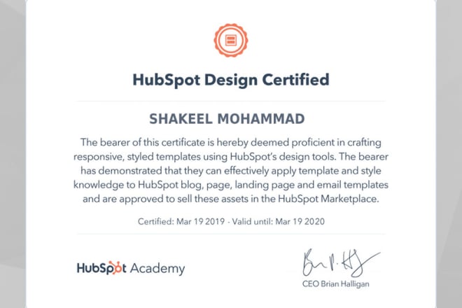 I will do a blog on hubspot with quality work