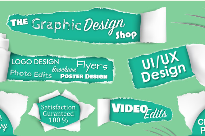 I will do all graphic design work like UI UX, logo, posters, flyers, video, photo edit