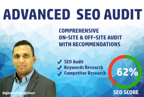 I will do an advanced SEO audit and keyword research