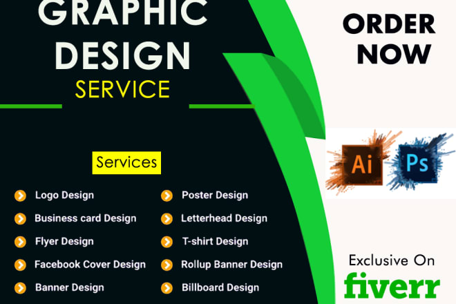 I will do any graphic design