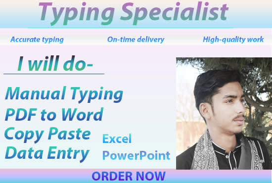 I will do any kind of typing, copy paste,data entry jobs accurately