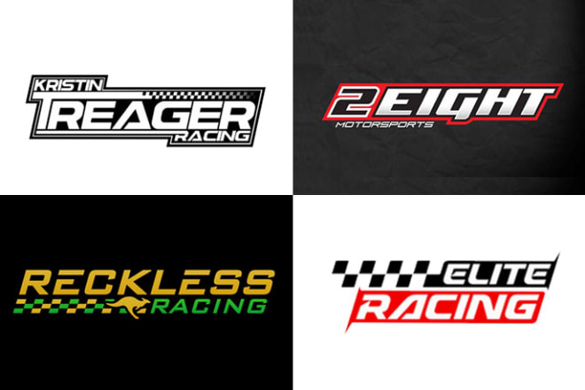 I will do automotive car racing team logo