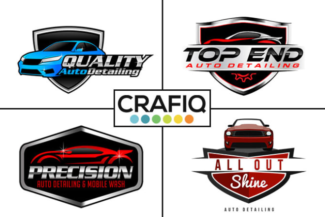 I will do automotive car wash company or car racing team logo