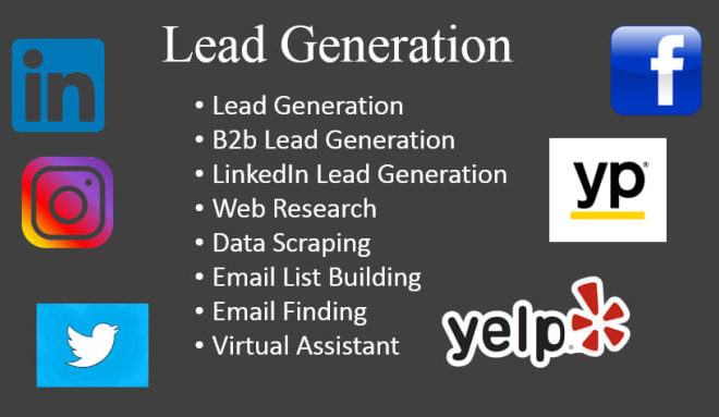 I will do b2b lead generation and targeted email list building