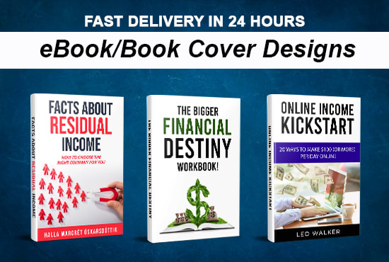 I will do book cover and ebook cover design with free 3d mockup