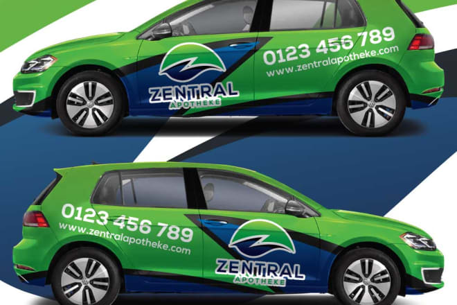 I will do creative car, van, vehicle wrap design or vehicle sticker