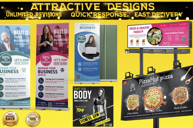 I will do flyer, poster, leaflet, banner ads, or any graphic design