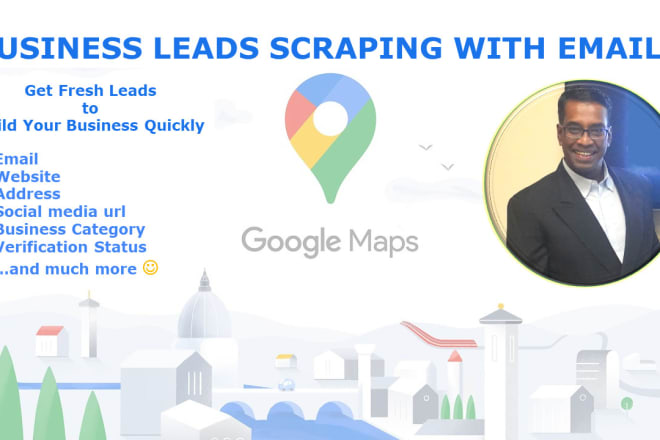 I will do google maps business leads scraping