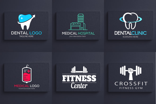 I will do modern and best medical healthcare dental clinic lab gym fitness logo design