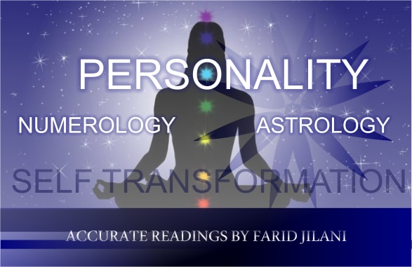I will do personality analysis with astrology, numerology or face reading