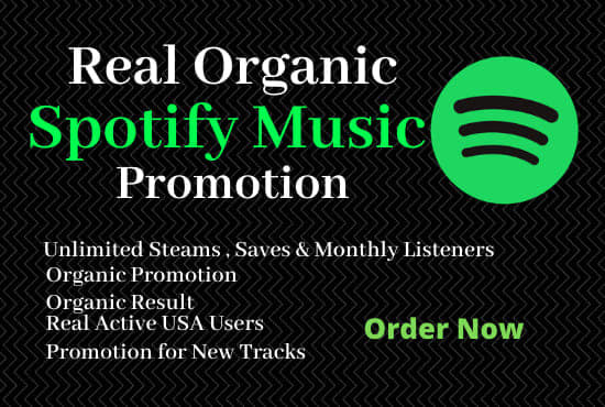 I will do real organic viral spotify promotion