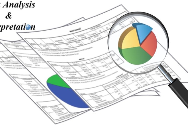 I will do statistical data analysis and write a report on it