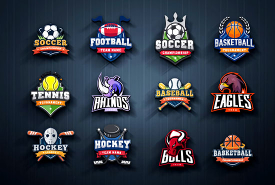 I will do unique football, soccer club, sports team, academy logo design