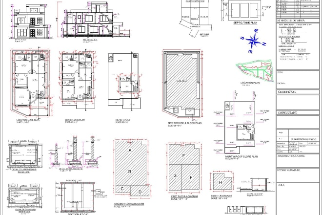 I will draw architectural drawings,floor plans, very fast in autocad