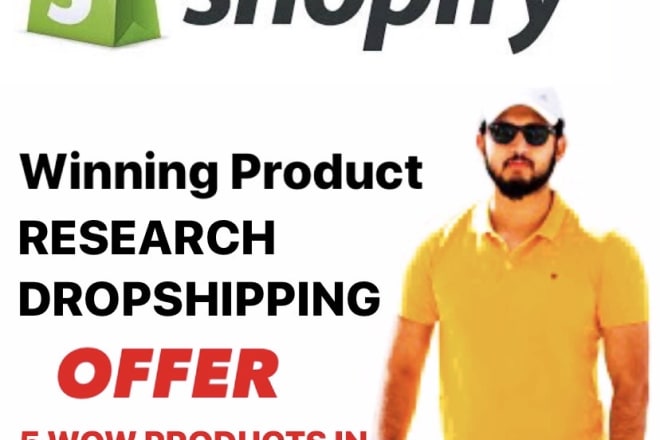 I will find shopify drop shipping products