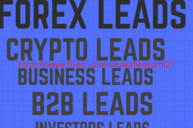 I will generate hottest forex leads crypto leads mlm email list forex marketing MLM