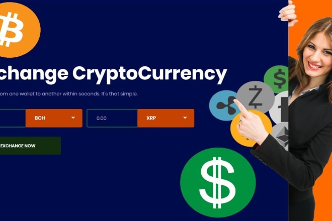 I will give readymade cryptocurrency or buy sell exchange website