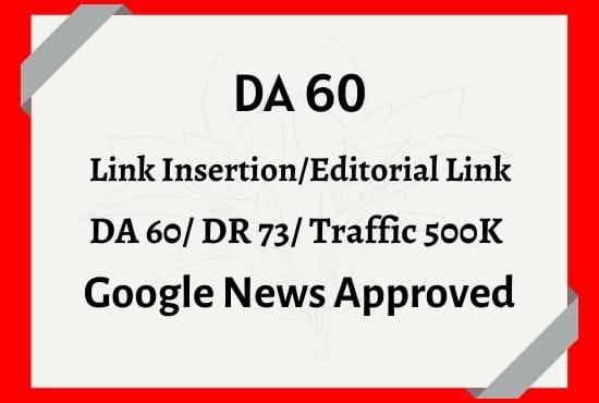 I will guest post link insertion on google news site backlinks