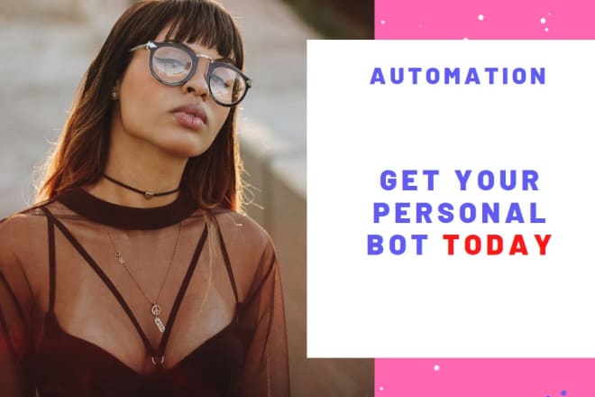 I will make a web bot for you