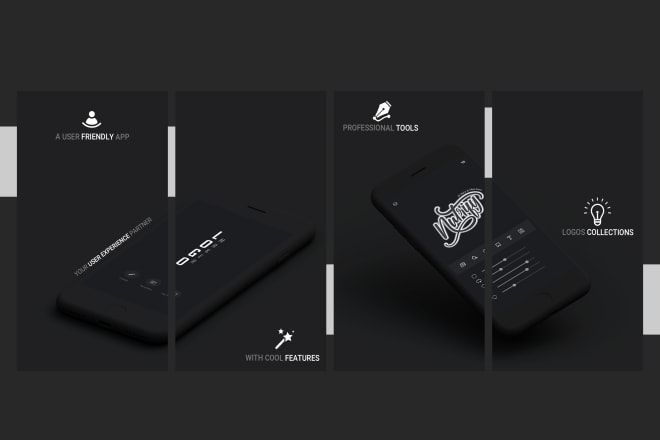 I will make app screenshot, app icon or app logo