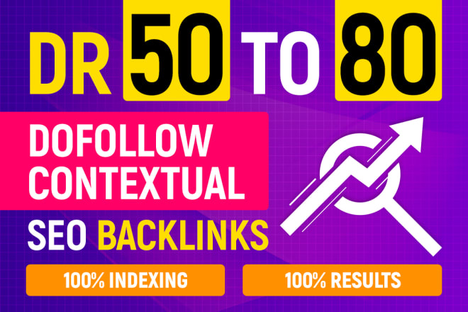 I will make powerful unique DR 50 to 80 high quality backlinks for seo