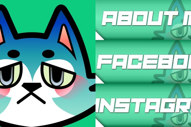 I will make super cute emotes, badges and panels