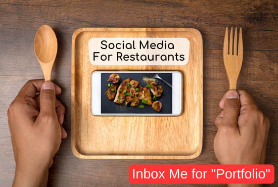 I will manage social media of your restaurant