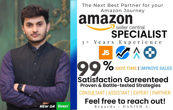 I will manage your amazon seller central