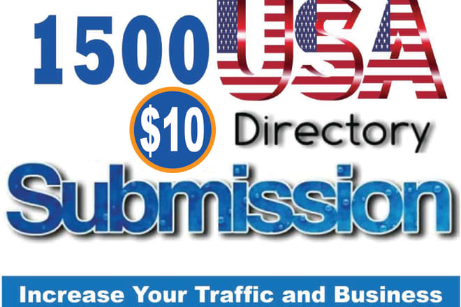I will manually create 1500 USA directory submission backlinks